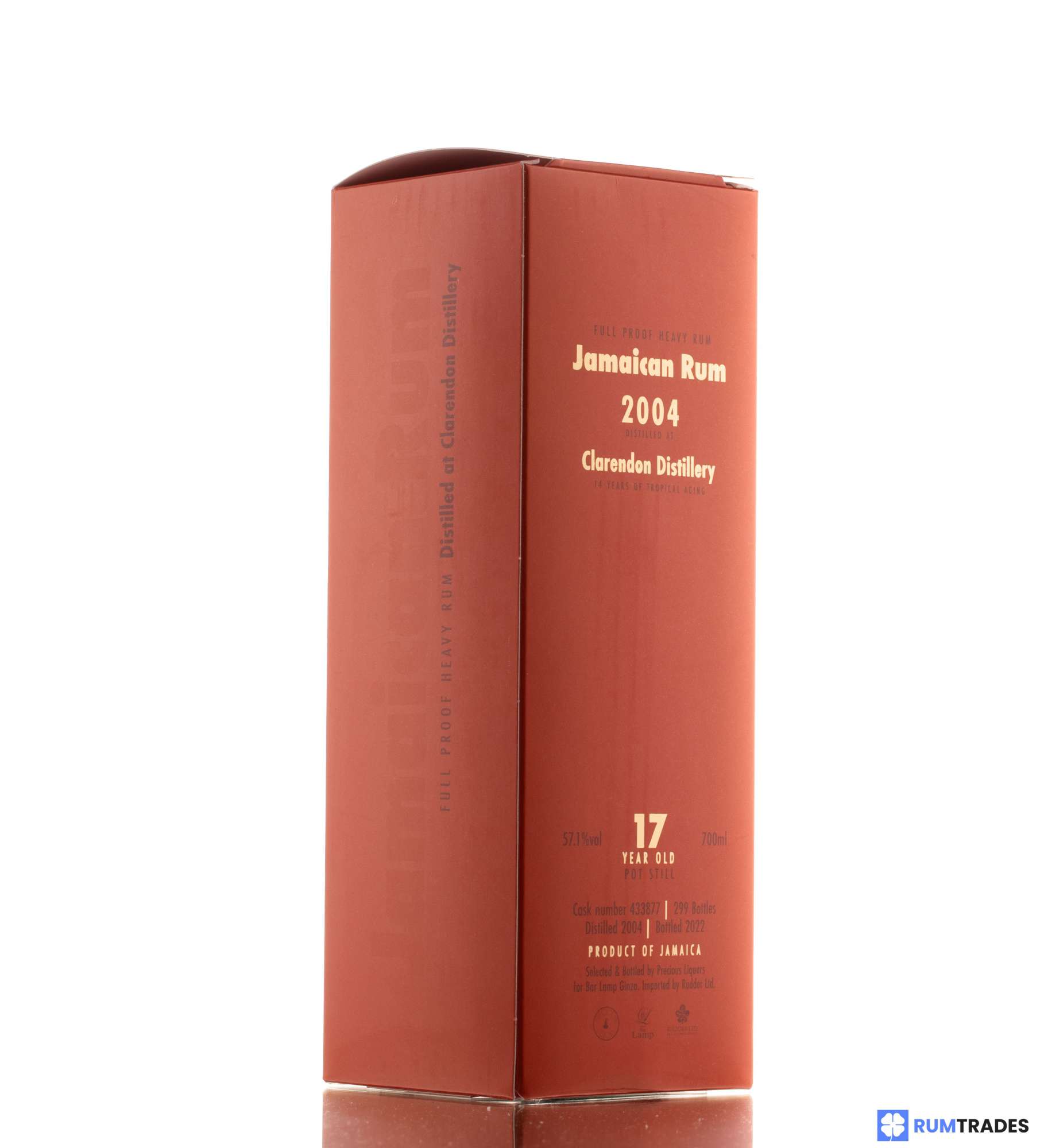 CLARENDON 2004 17 YEARS OLD 57,1% PRECIOUS LIQUORS | BAR LAMP